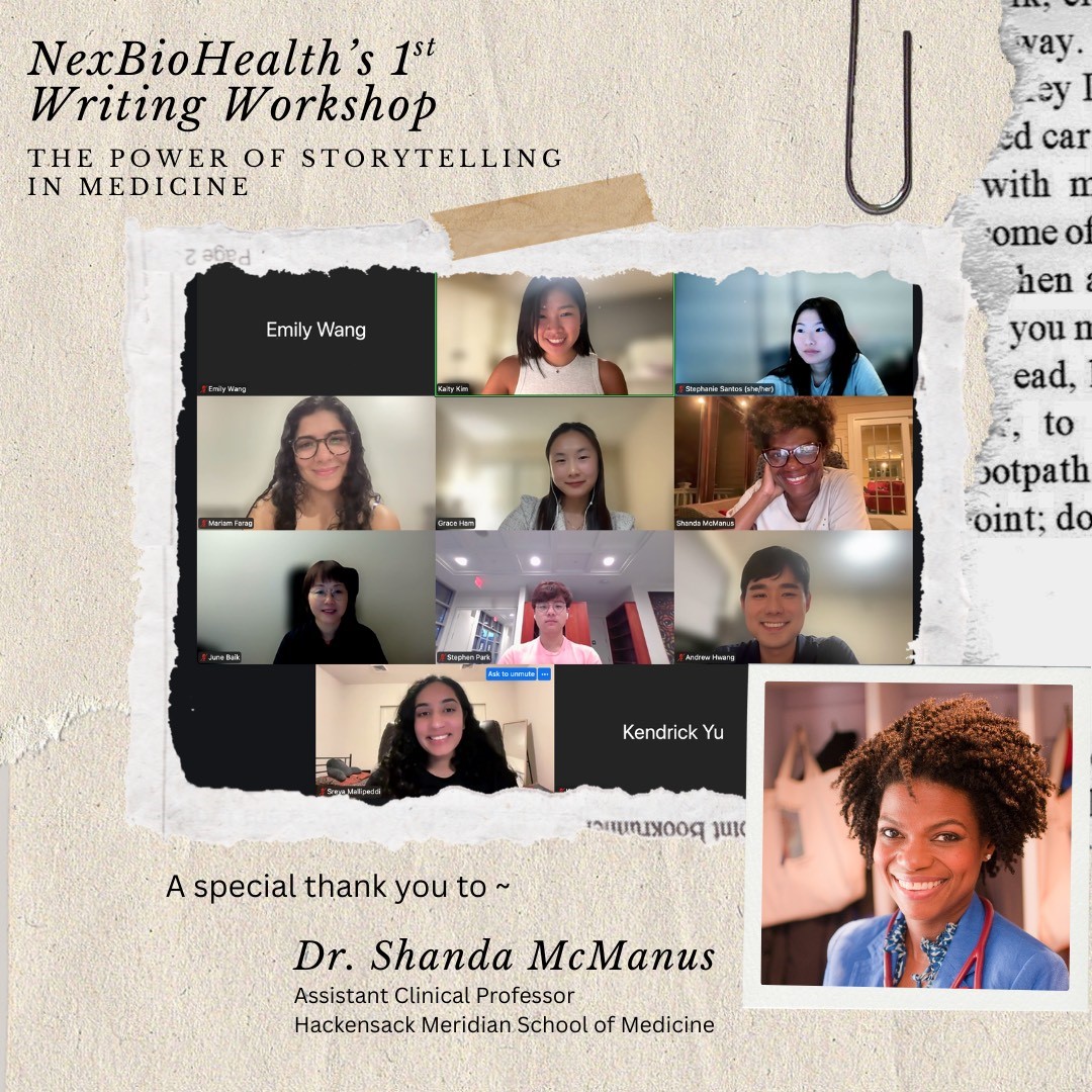 The Power of Story in Medicine: Reflections from the NexBioHealth’s 1st Writing Workshop